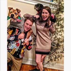 Long sleeve sweater dress